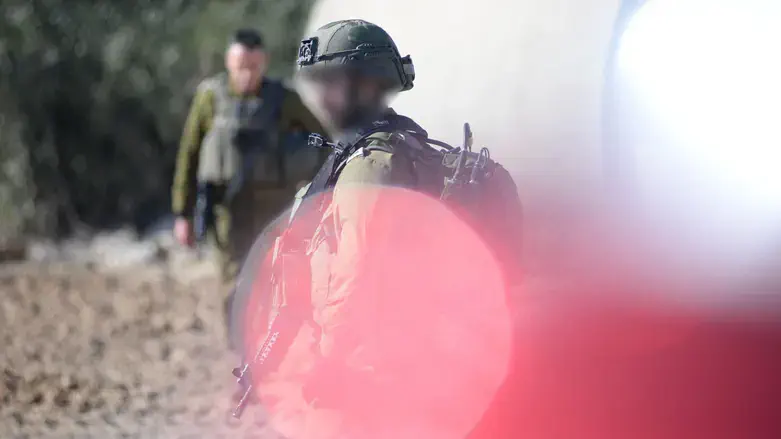 A fighter from the General Staff protection unit