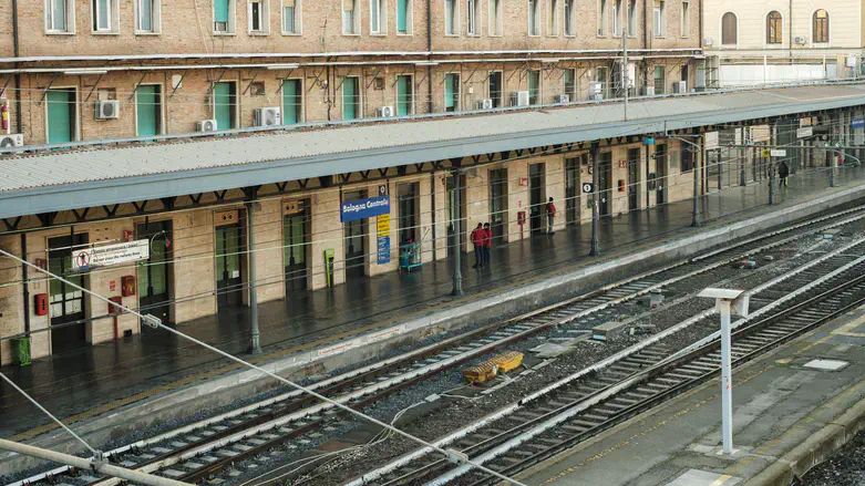 Bologna, Italy, train station