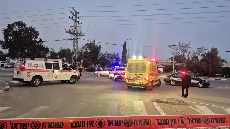 זירת הרצח בלוד