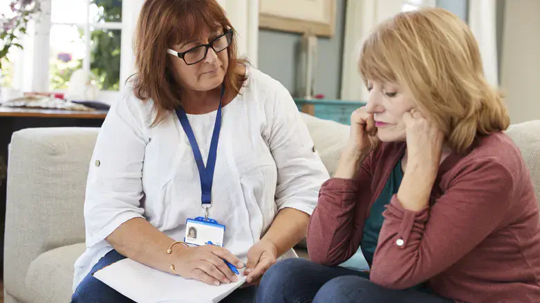 Social work. Illustration