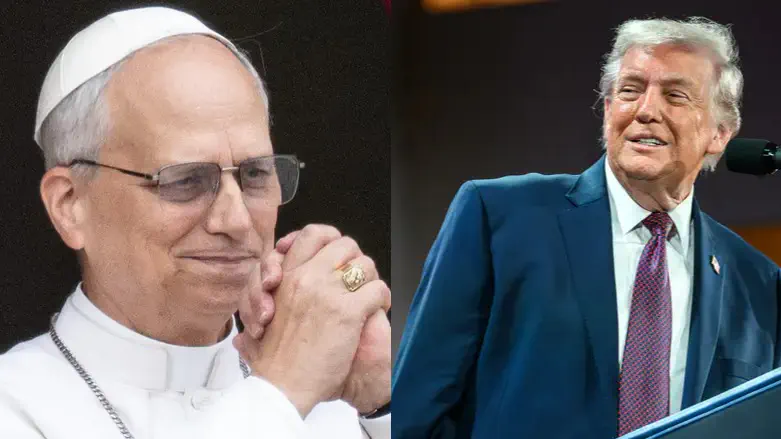 Pope Leo XIV and Donald Trump