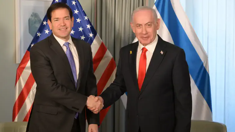 Marco Rubio and Benjamin Netanyahu