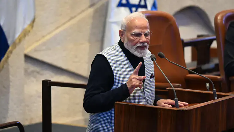 נרנדרה מודי בכנסת