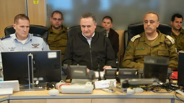 Israel Katz at the situational assessment