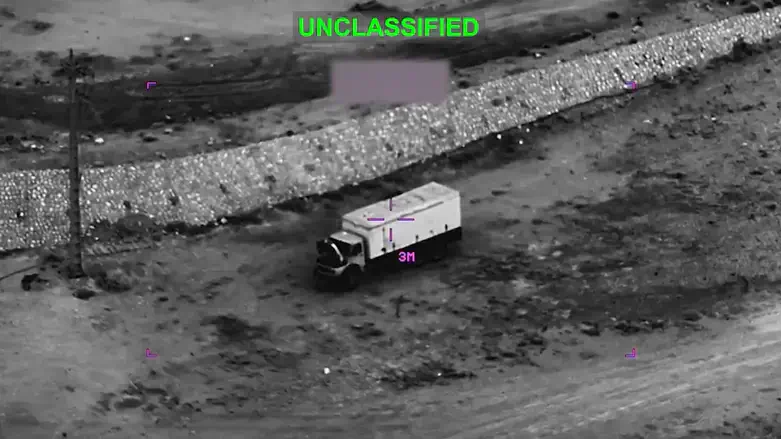 US Army destroys Iranian missile truck