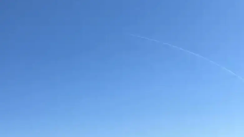 כיפת ברזל ביירוט כטב"מ בשמי הצפון
