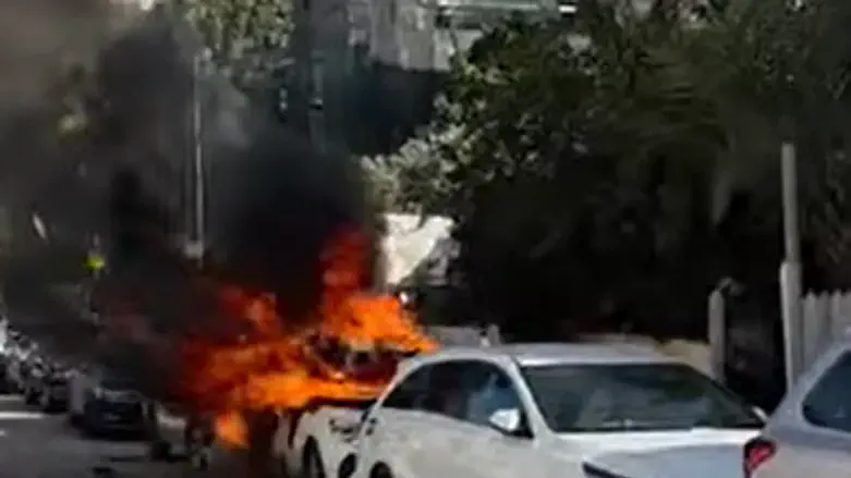 אחת מזירות הנפילה בבני ברק