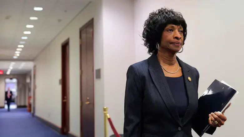 Rep. Valerie Foushee (D-NC) in the US Capitol