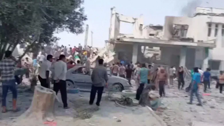 Site of destroyed building at school in Minab