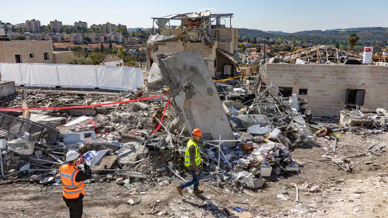 זירת הנפילה בבית שמש