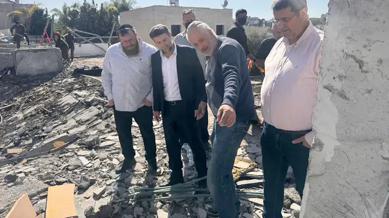 סמוטריץ' בזירת הנפילה