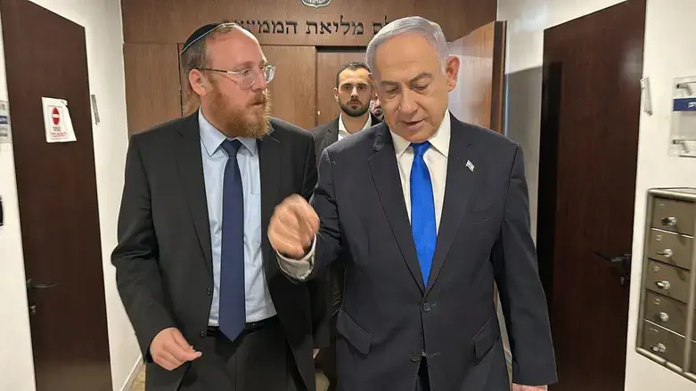 Berale Crombie with Netanyahu