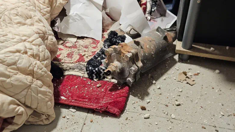 הדירה שנפגעה