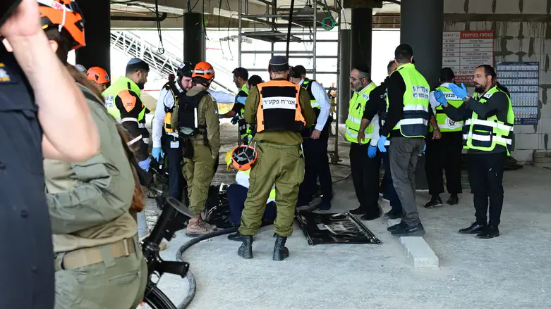 Место падения ракеты