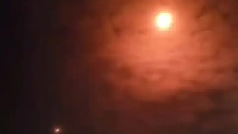 Barrage towards northern Israel