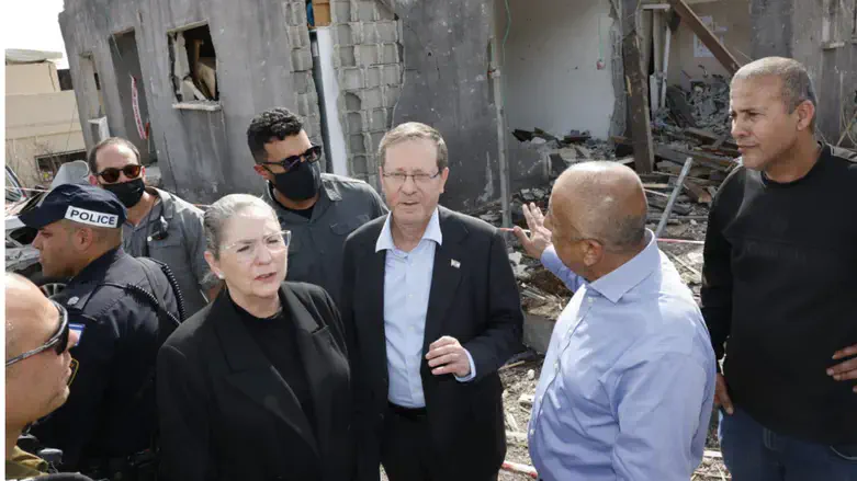 President Herzog in Zarzir