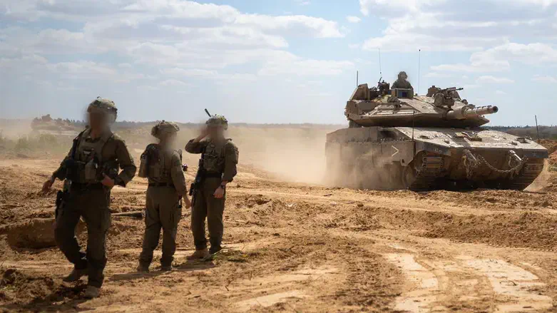 IDF forces operate in Gaza