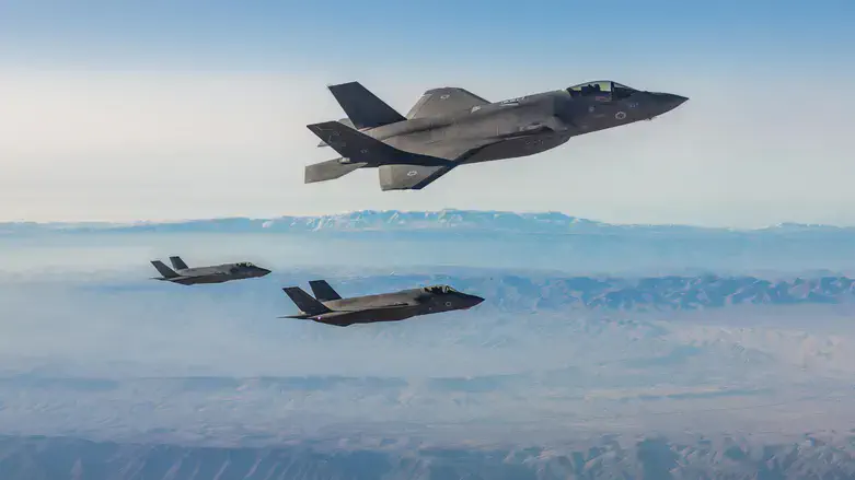 IAF F-35 fighters en route to strike Iran