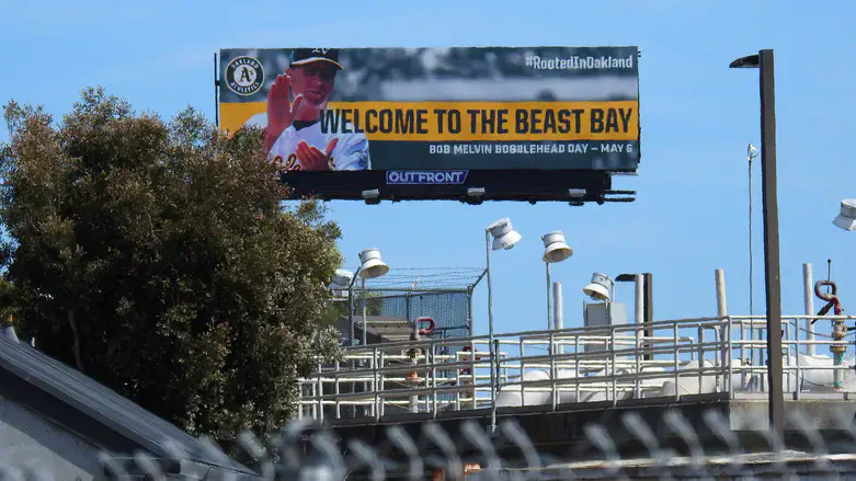 Oakland A's billboard