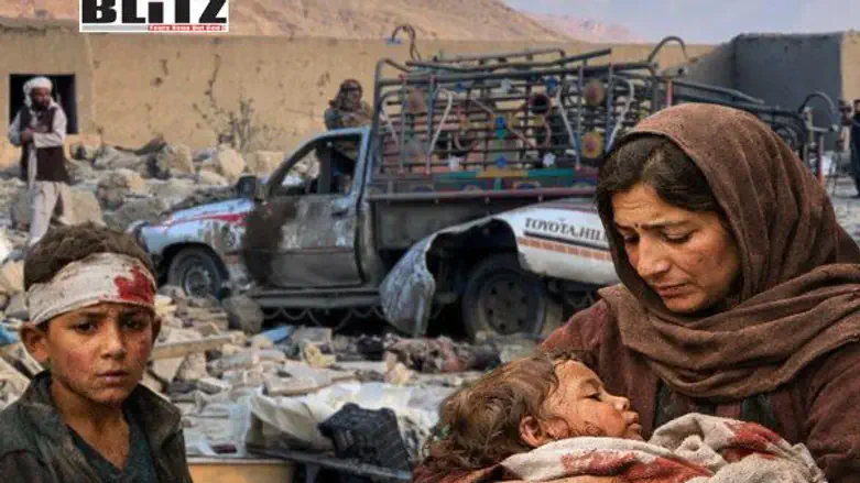 Afghani civilians bombed by Pakistan