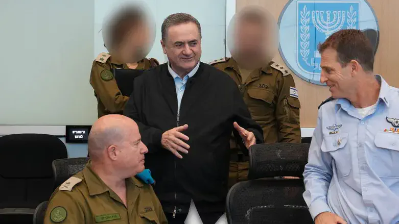 Israel Katz at the situational assessment