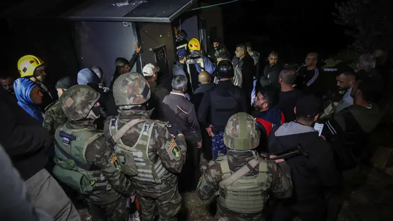 scene of the dealy missile strike