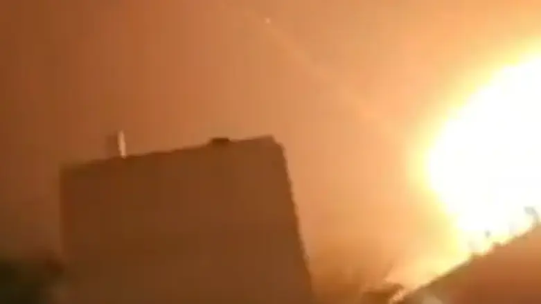 Момент падения в Димоне