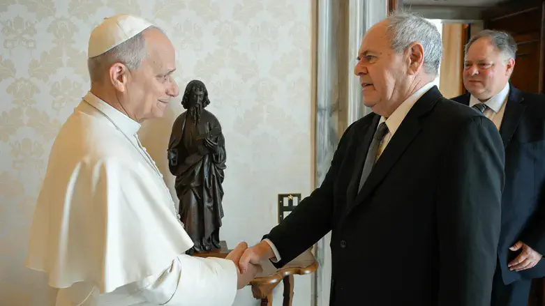 Pope Leo XIV and Dani Dayan