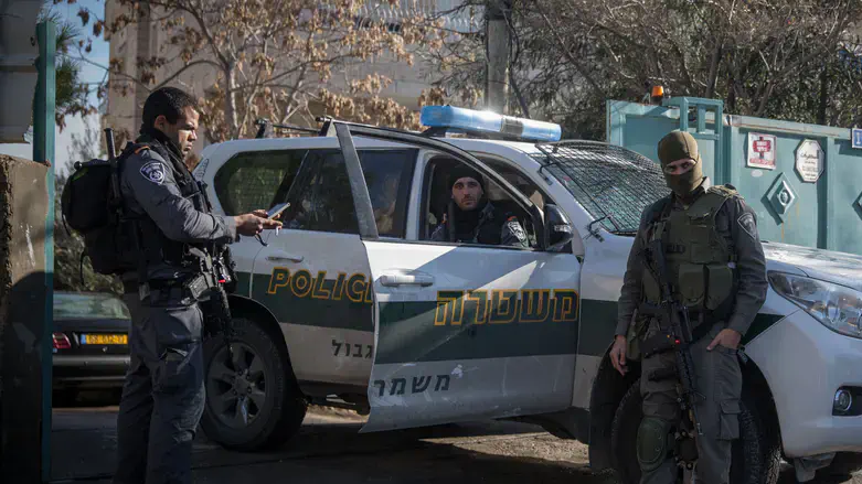 Border Police forces in Jabal Mukaber