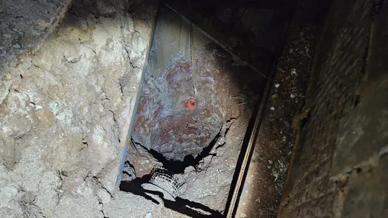 The tunnel that was uncovered