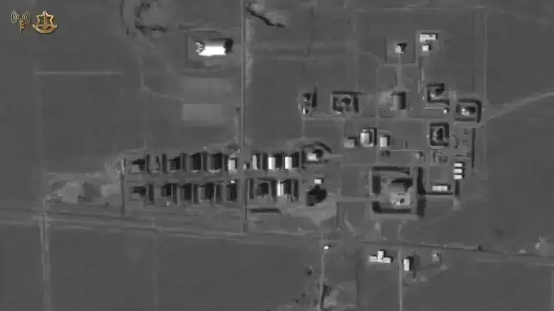 Ballistic missile production site following IDF attack