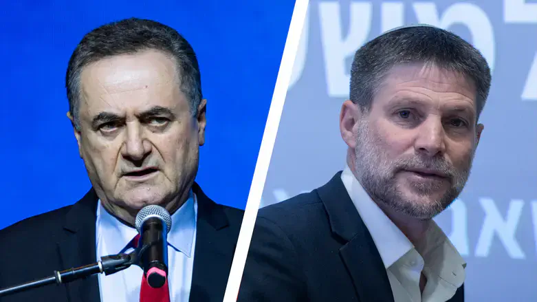 השרים בצלאל סמוטריץ' וישראל כ"ץ