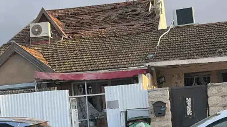 Место падения ракеты