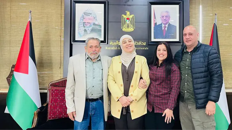 Губернатор Рамаллы с террористами