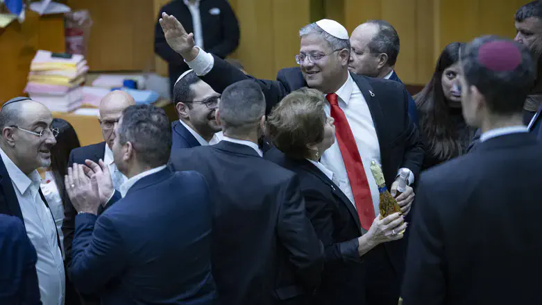 בן גביר במליאת הכנסת