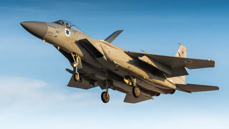 Aircraft en route to a strike in Iran