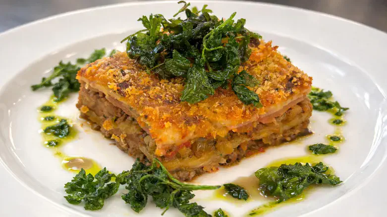 מוסקה חצילים לפסח