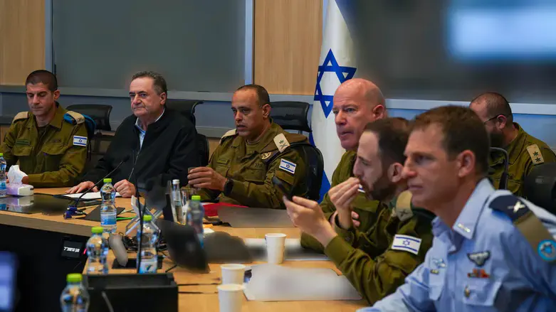 Israel Katz at the situational assessment