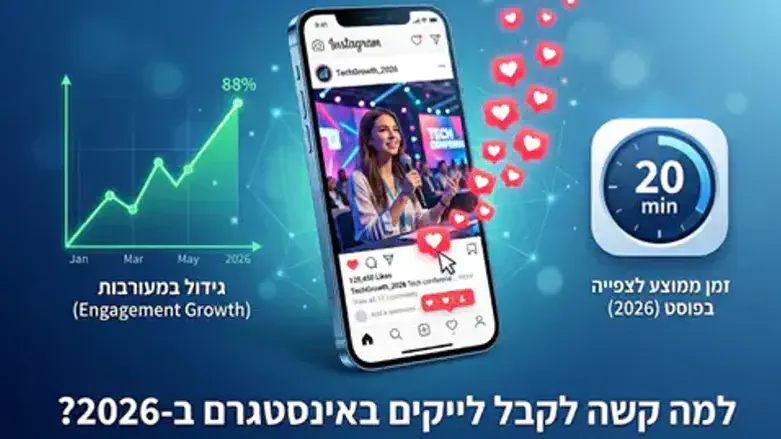 למה קשה לקבל לייקים באינסטגרם בשנת 2026