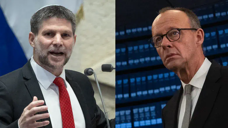 Bezalel Smotrich and Friedrich Merz