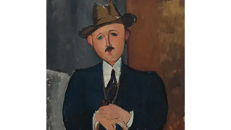 Amedeo Modigliani's "Seated Man with a Cane"
