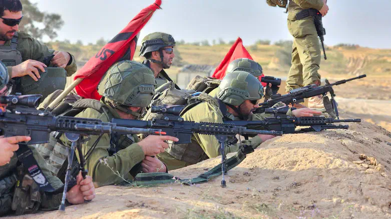לוחמי הגדוד בתרגיל