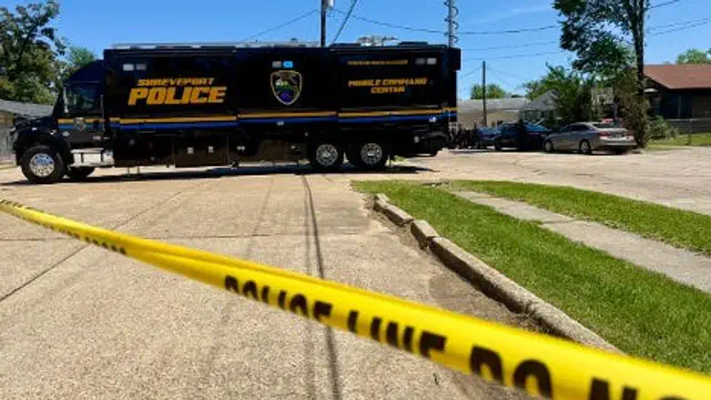 Scene of Shreveport, Louisiana shooting