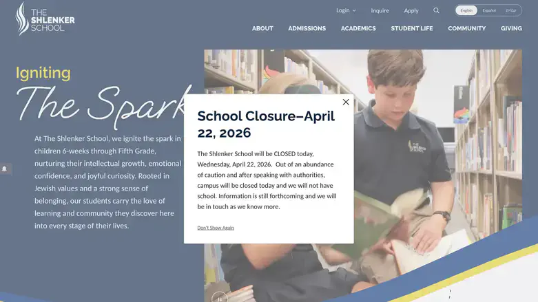 Shlenker School closure