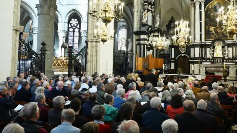 הטקס בקתדרלת סנט מישל בבריסל