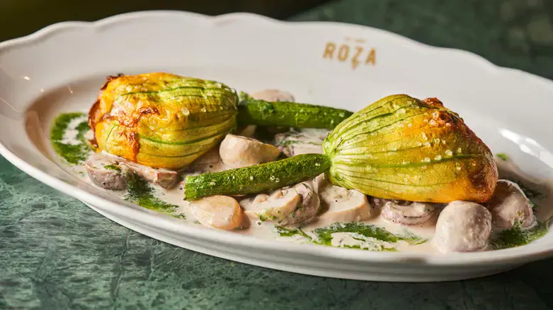 מנה במסעדת רוזה