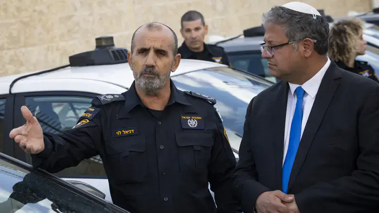 National Security Minister Itamar Ben-Gvir and Police Commissioner Danny Levi