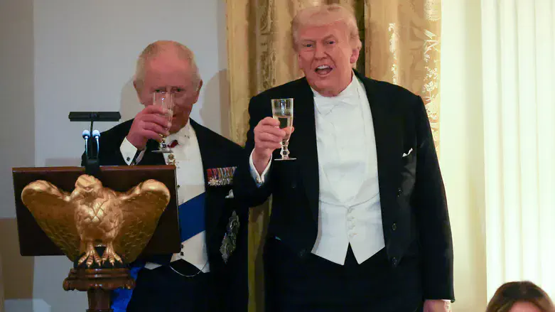 King Charles III and Donald Trump