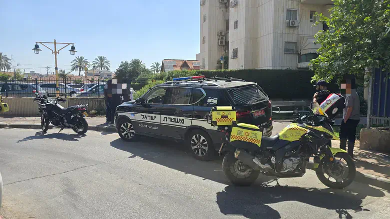 Scene of the suicide in Ramle