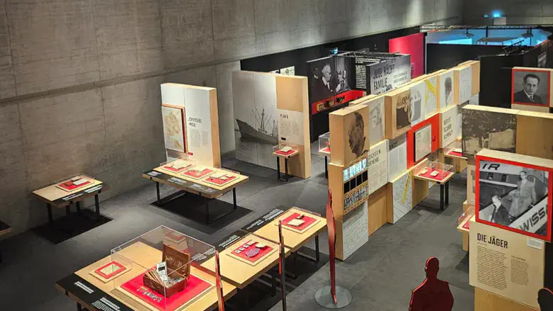 Hitler's bunker. The exhibition